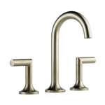 Lead Law Compliant 2 Handle Widespread Lavatory Faucet Brushed Nickel 1.5 GPM