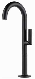 Lead Law Compliant 1 Handle Vessal Lavatory Faucet Matte Black 1.5 GPM