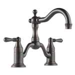 Lead Law Compliant 1.5 GPM 2 Lever Lavatory Two Hole With Pop Up *tresa
