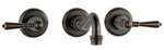 Lead Law Compliant 1.5 GPM Wall Mount Lavatory Lever Handle Venetian Bronze