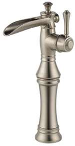 Lead Law Compliant 1 Handle One Hole Channel Spout With Riser 1.5 GPM