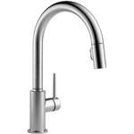 Lead Law Compliant 1.8 GPM Stainless 1 Handle Pull Down Kitchen Faucet