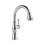 Lead Law Compliant 1 Handle Pull Down Kitchen Faucet Polished Chrome 1.8 GPM