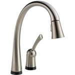 Lead Law Compliant 1.8 GPM 1 Handle Pull Down Kitchen Faucet *pilar