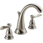 Lead Law Compliant 1.5 GPM 2 Handle Lavatory Faucet Stainless Steel
