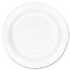 9 Non LAM Round Foam Plate White 500/CA