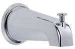 5 1 2 Wall Mount Tub Spout W Diverter Polished Chrome