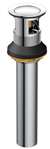 1-1/4 Touch Down Drain Polished Chrome