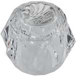 2 Handle Clear Knob For Widespread Lavatory Chrome