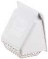 4 White Wide Mouth Hood