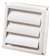 3 Louvered BATH Hood White