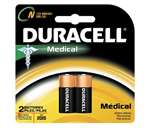 Size N 1.5V Alkaline Battery 2/PK