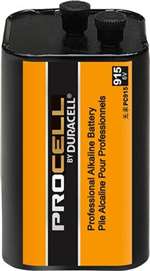 Procell 6V Alk Lantern Battery Square Cut Term