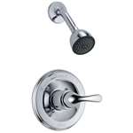 2 GPM 1 Handle Lever Shower Trim Pressure Balance Polished Chrome