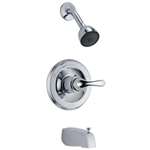 2 GPM 1 Handle Lever Tub and Shower Faucet Trim Pressure Balance