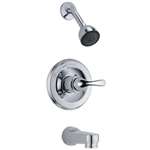 2 GPM 1 Handle Lever Tub and Shower Faucet Trim Pressure Balance
