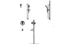 1.5 GPM 1 Handle Lever Tub and Shower Trim Only Chrome