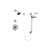 Trim Diverter Hand Shower & Grab Bar Chrome 1.5 GPM