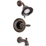 2 GPM 1 Handle Tub and Shower Trim Less Handle Venetian Bronze