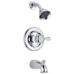 2 GPM 1 Handle Lever Tub and Shower Trim Less Handle Polished Chrome