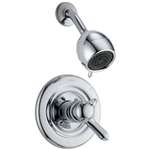 2 GPM 1 Handle Lever Shower Pressure Balance Trim Polished Chrome