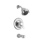 1 Handle Lever Tub and Shower Trim Pressure Balance Polished Chrome 2 GPM