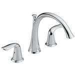 2 Handle Lever Roman Tub Trim *lahara Polished Chrome 19 GPM