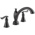 2 Handle Lever Roman Tub Trim Venetian Bronze *linden