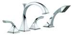 2 Handle Roman Tub With Hand Shower Polished Chrome 18 GPM