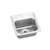 15 X 15 Two Hole Stainless Steel Bar Sink Lustertone