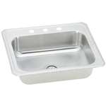 25 X 21 Four Hole 1 Bowl Stainless Steel Sink Celebrity