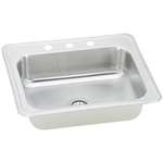 25 X 22 One Hole 1 Bowl Sink Celebrity Stainless Steel