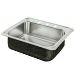 31 X 22 Three Hole 1 Bowl Sink Celebrity Stainless Steel