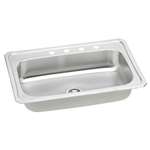 33 X 22 Three Hole 1 Bowl Stainless Steel Sink Celebrity