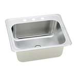 25 X 22 Four Hole 1 Bowl Deep Stainless Steel Sink Celebrity