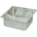 25 X 22 Three Hole 1 Bowl Deep Stainless Steel Sink Lustertone