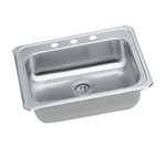 25 X 21 Three Hole 1 Bowl Stainless Steel Sink W/Lh Drain