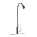 Lead Law Compliant 1 Handle Laundry Faucet Flexible Spout 1.5 GPM