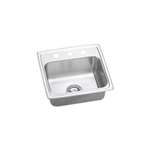 19 X 18 Three Hole 1 Bowl Stainless Steel Sink Lustertone