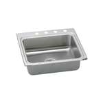 25 X 22 Three Hole 1 Bowl Stainless Steel Sink Lustertone