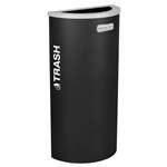 Recycl HALF Round Trash BLAC