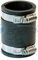 1-1/2 Cast Iron PVC X 1-1/2 Cast Iron PVC Coupling