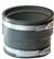 4 Hancor Corrugated X 4 Cast Iron PVC Coupling