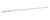 6 FT Steel Shower Rod With Flange Bsst