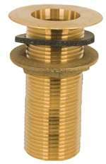 1 X 4 Brass Long Waste Socket