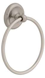 Towel Ring Satin Nickel