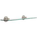 2 FT Glass Shelf *JAMEST Satin Nickel