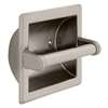 REC Toilet Paper Holder With Beveled Edge Satin Nickel