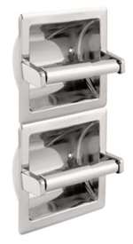Twin REC Toilet Paper Holder Bsst