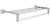 2 FT Towel Shelf With Bar Futura CP